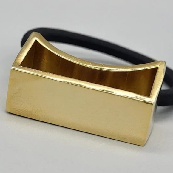 ORIBE GOLD PLATED METAL HAIR PONY